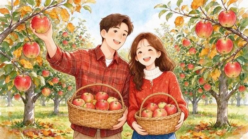 夫妻在客厅各坐一端、气氛安静的插画